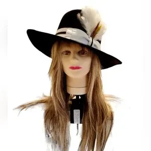 Paul Hats Works | Accessories | Hat Black Beaver Felt Hat  display picture 1